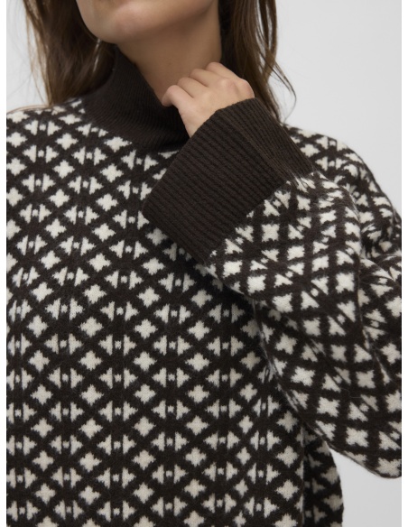 Pull Chocolate VMBIRCH Vero Moda - 2 | TOPS